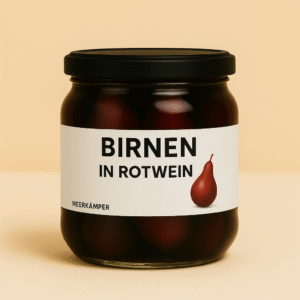 Birnen in rotwein