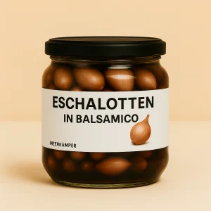 Glas Meerkämper Eschalotten in Balsamico, handgemacht