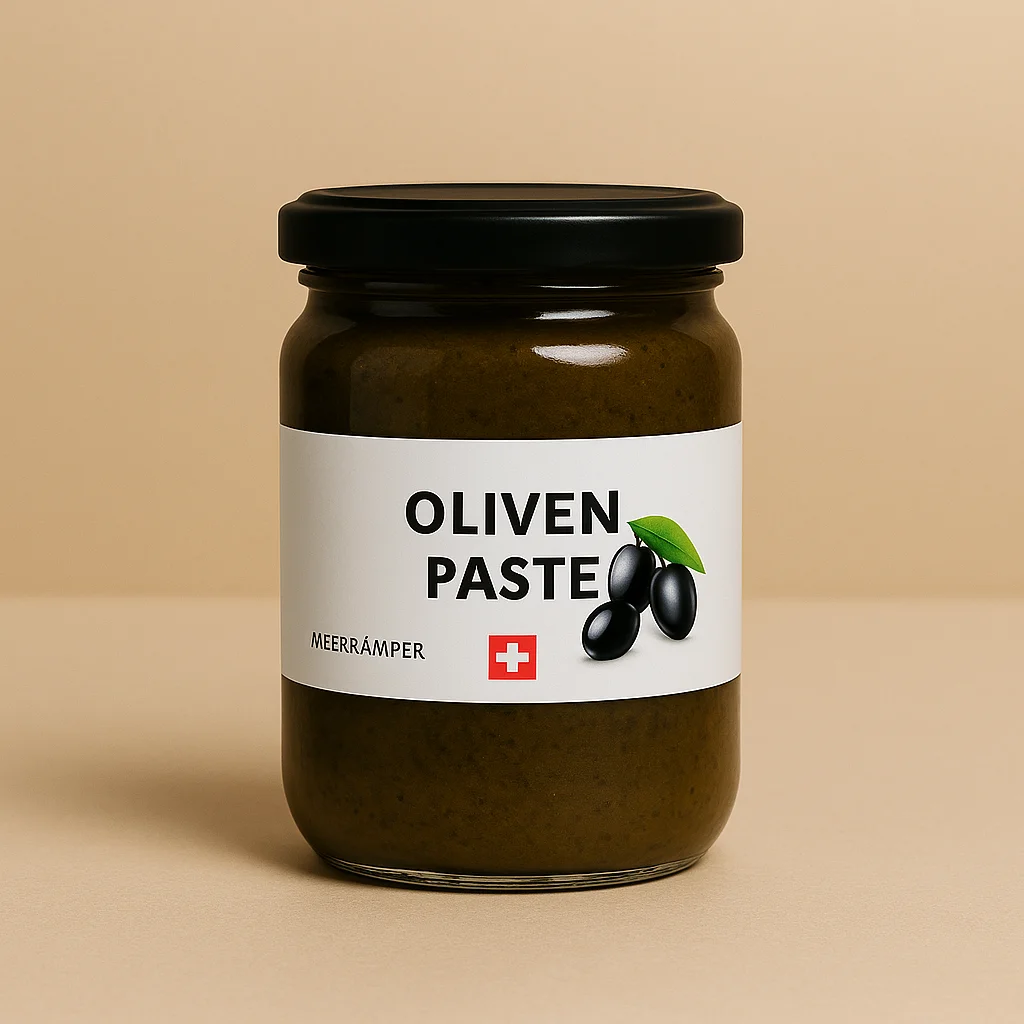 Glas Meerkämper Oliven-Paste, handgemacht