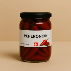 Frische Peperoncini für Meerkämper Delikatessen