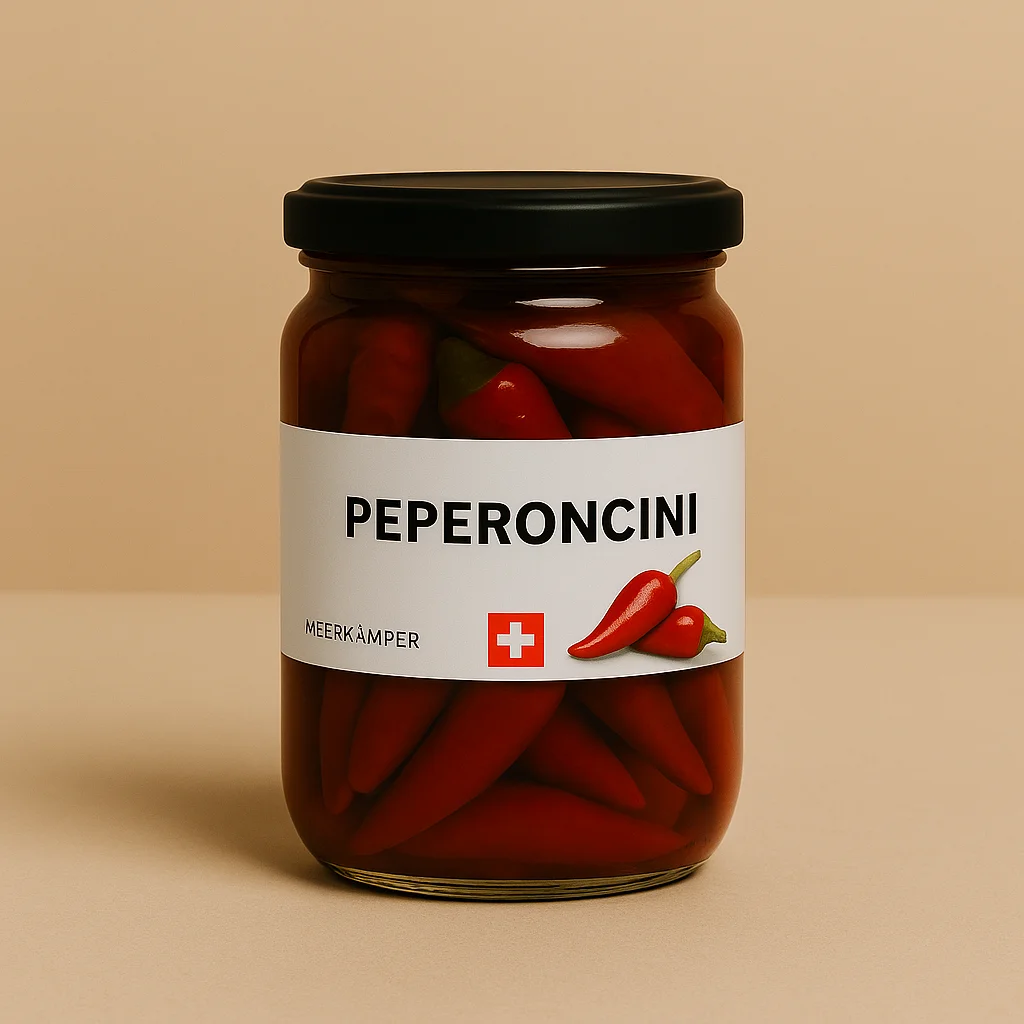 Frische Peperoncini für Meerkämper Delikatessen