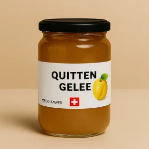 Glas Meerkämper Quittengelee, handgemacht