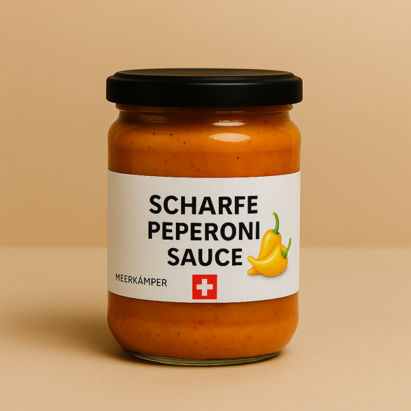 Scharfe peperoni sauce