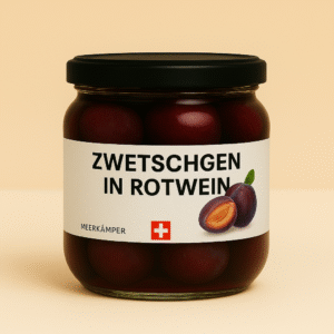 Zwetschgen in rotwein