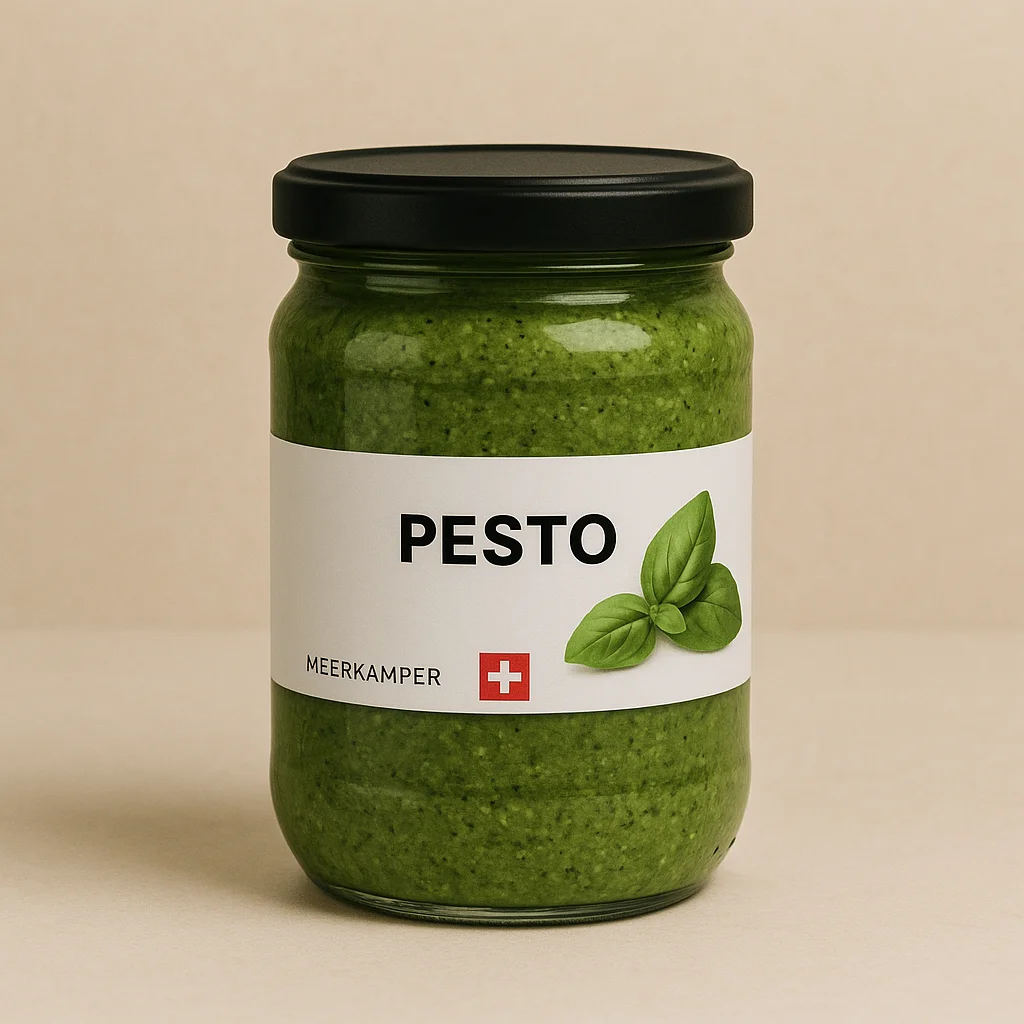 Glas Meerkämper Pesto, handgemacht