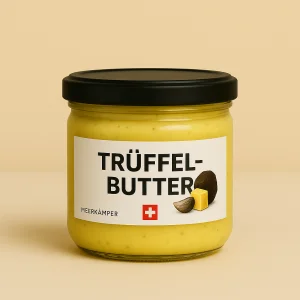 Glas Meerkämper Trüffelbutter, gross, handgemacht
