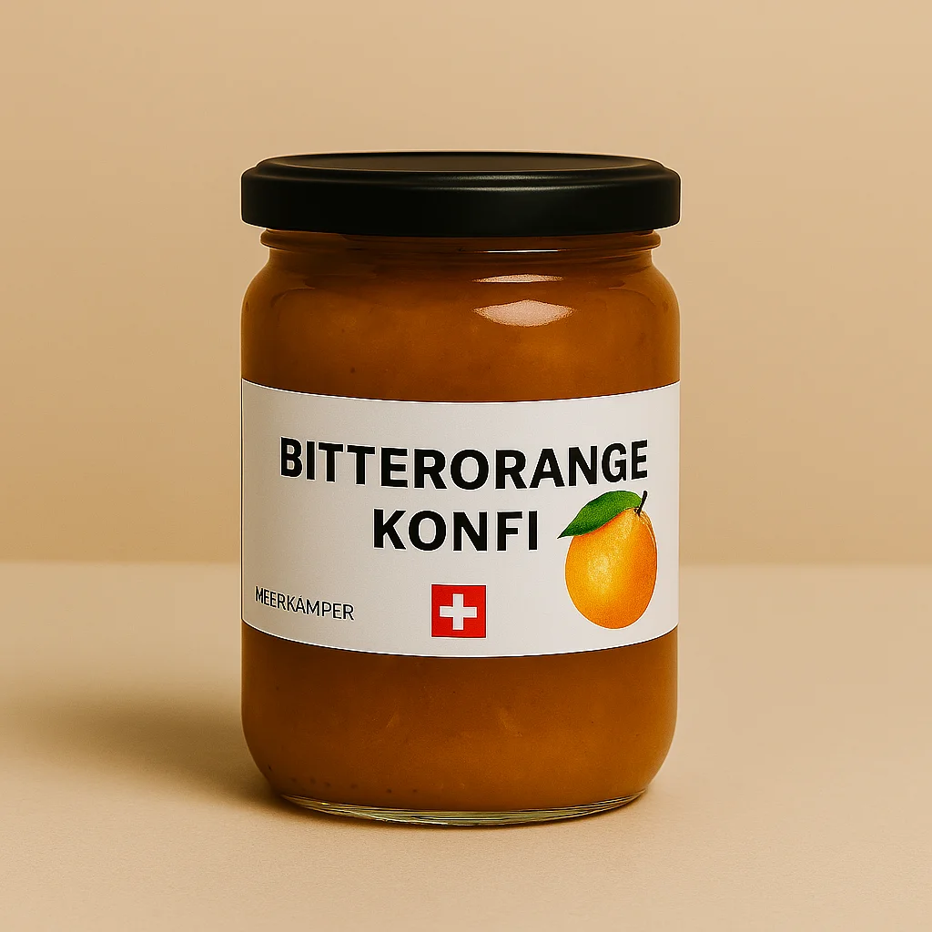 Glas Meerkämper Bitterorangen-Konfitüre, handgemacht