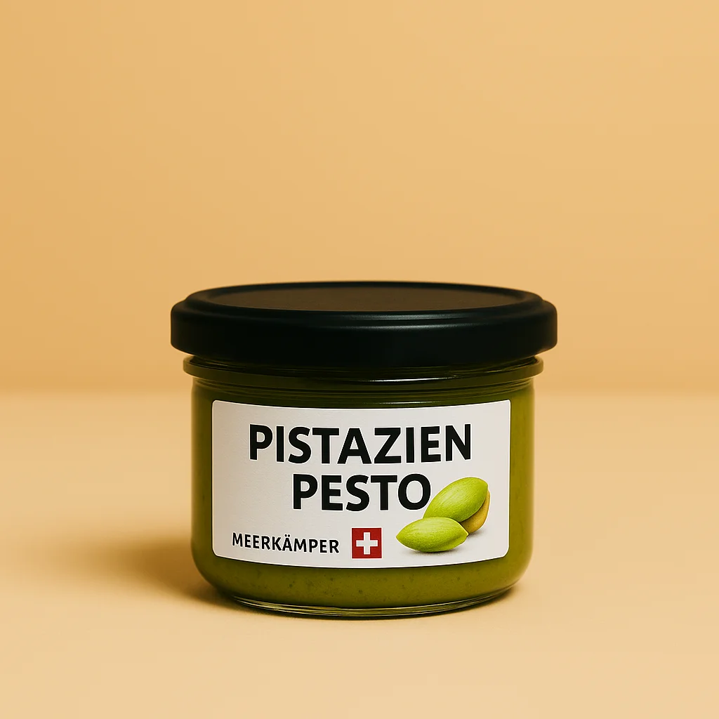Glas Meerkämper Pistazien-Pesto, klein, handgemacht